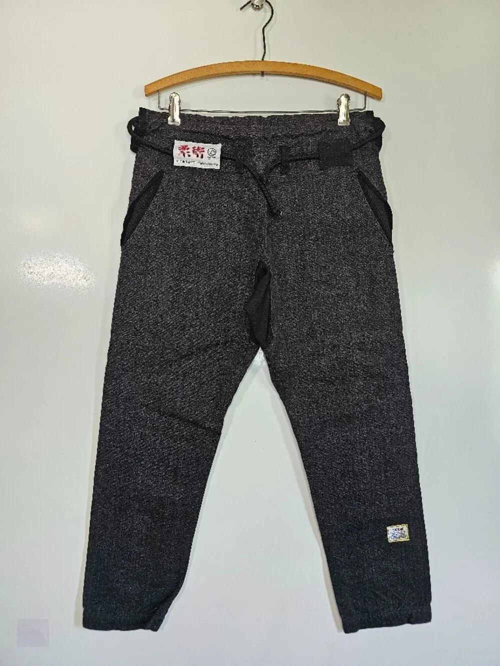JIU JITSU ORIGINALS Women's Casual Gi Pants - Dark Marl Grey 93 Brand